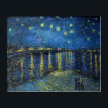Art Mural En Acrylique Vincent van Gogh - Nuit étoilée sur le Rhône<br><div class="desc">Nuit étoilée sur le Rhône / Nuit étoilée sur le Rhône - Vincent van Gogh,  Huile sur toile,  1888,  Arles</div>