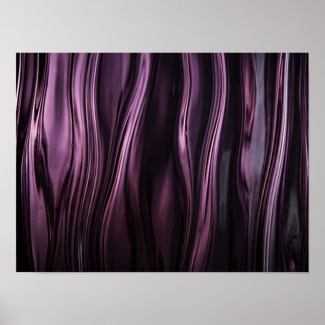 Art mural en texture de verre ondulé violet profon (Devant)