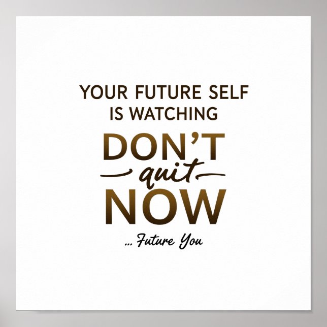 Art mural inspirant - Ne citez pas maintenant - Fu (Devant)