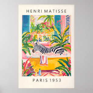 Art mural maximaliste, Zèbre dans la baignoire drô