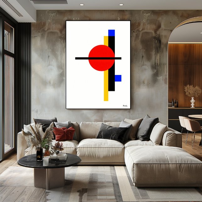 Art mural minimaliste géométrique Bauhaus moderne (Créateur téléchargé)