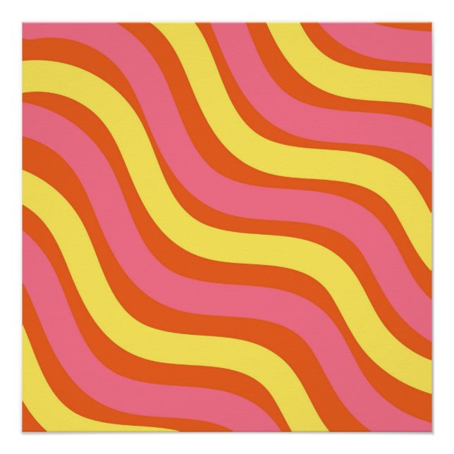 Art mural minimaliste Jaune moderne (Devant)