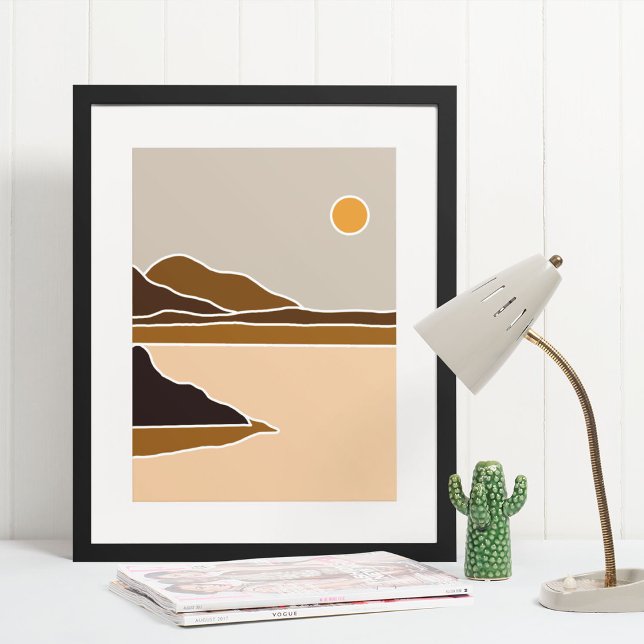 art mural moderne boho impression (boho modern wall art Print)