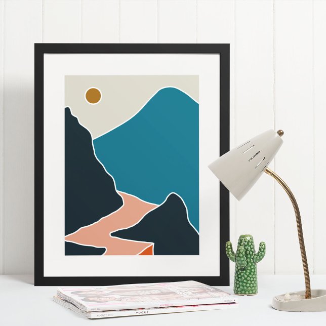art mural moderne boho impression (boho modern wall art Print)