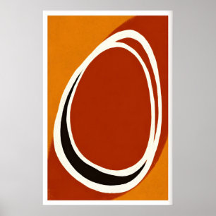 Art mural ovale minimaliste, travail de ligne auda