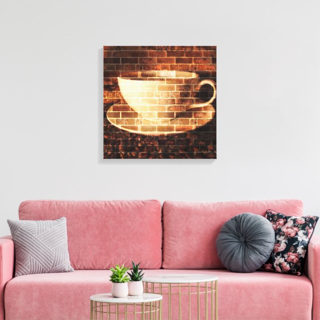 Art mural vintage sur le café (Insitu(Salon))