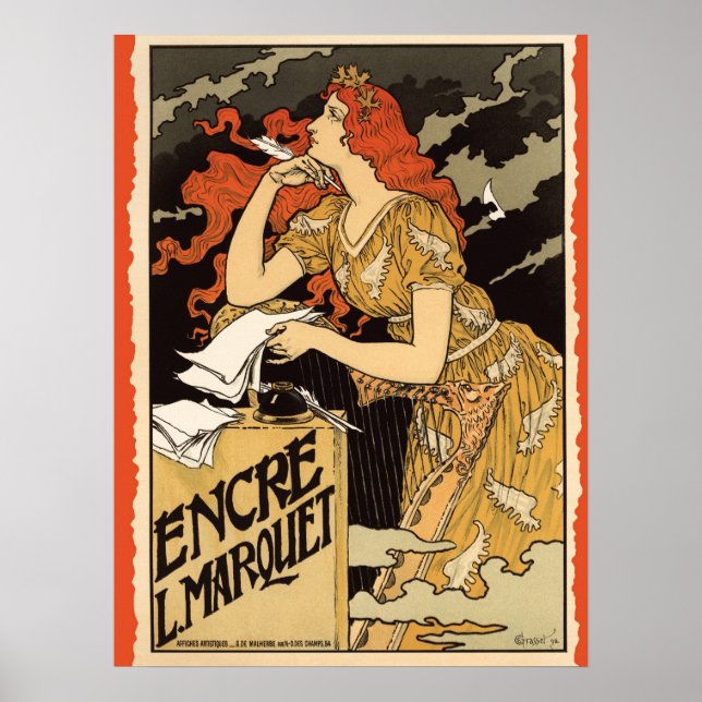 Art Nouveau, Affiche publicitaire (Devant)