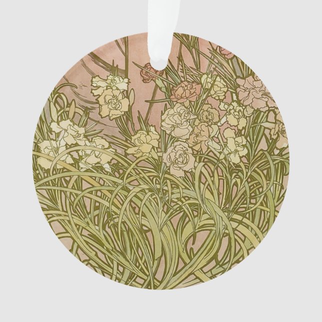 Art Nouveau Alphonse Mucha Fleurs de carnation flo (devant)