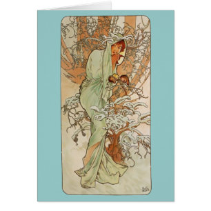 Art Nouveau - Alphonse Mucha - hiver