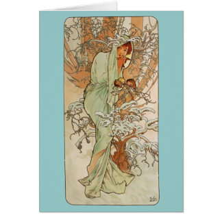 Art Nouveau - Alphonse Mucha - hiver