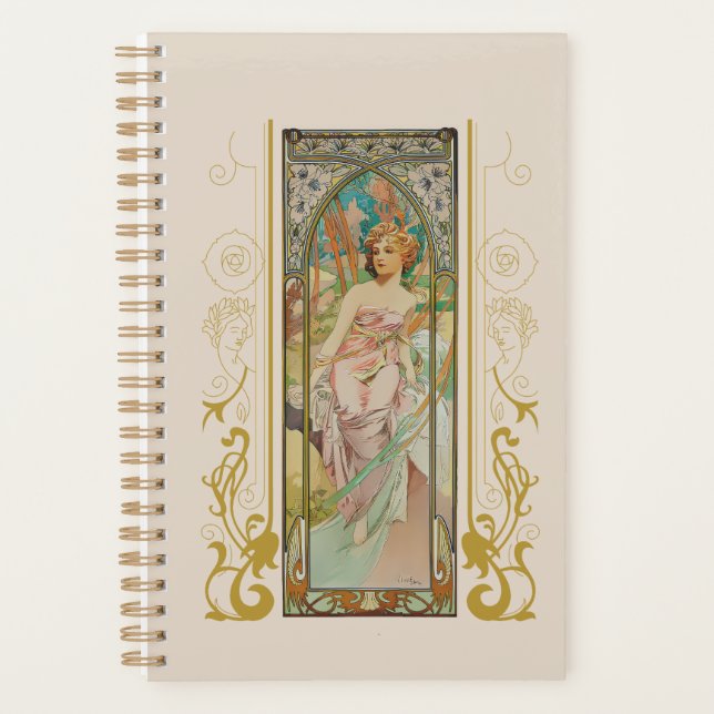Art Nouveau Alphonse Mucha - Réveil matinal (Devant)