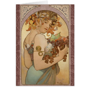 Art Nouveau Femme Mucha Belle