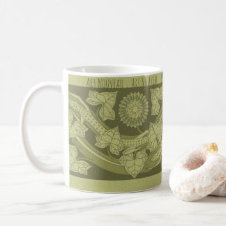 Art Nouveau Feuilles & Lizards Café Mug