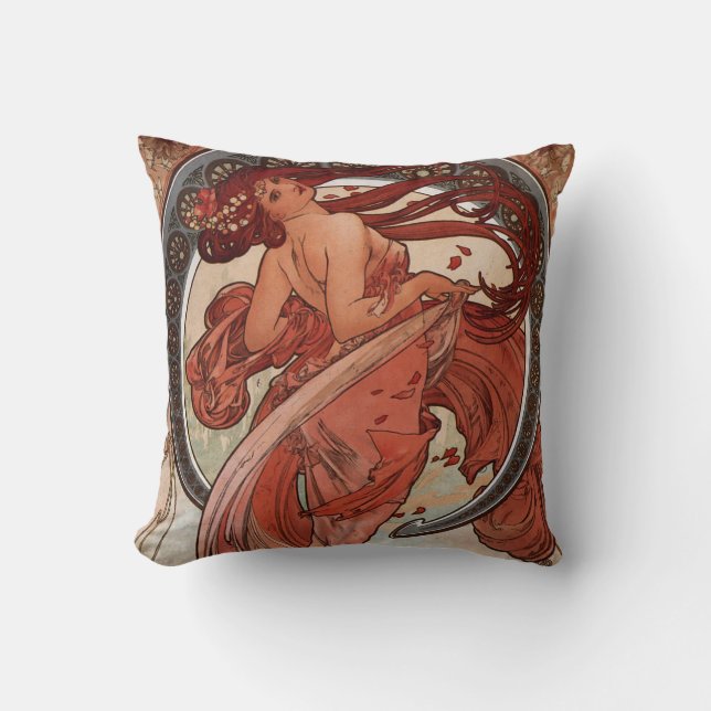 Art Nouveau ~ Les coussins Dansants Lady (Recto)