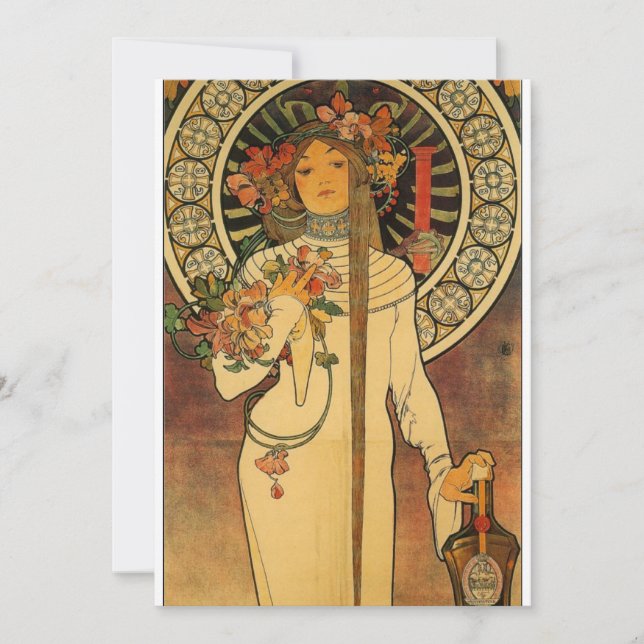 Art Nouveau Les Invitations Trappistine (Devant)