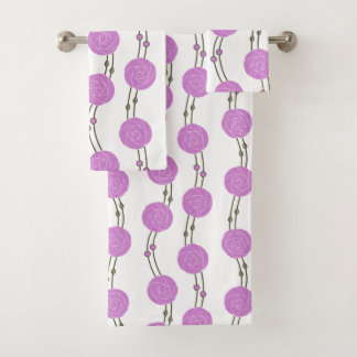 Art Nouveau Mackintosh Rose Stripes Pink