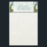 Art Nouveau Monogramme Peacock papeterie<br><div class="desc">Papier à lettres Monogram - Vous choisissez la couleur du papier dans des couleurs infinies il suffit d'entrer votre code hexadécimal rgb pour votre couleur personnalisée.</div>