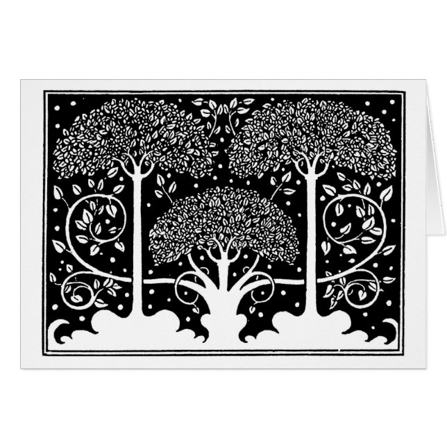 Art Nouveau Tree Beardsley Motif (Devant horizontal)