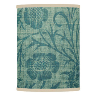 art Nouveau, turquoise, style William Morris, flor