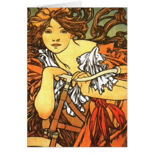 Art Nouveau Vélo Mucha Art