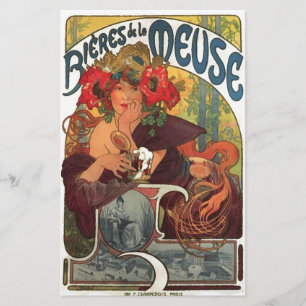 Art Nouveau vintage Alphonse Mucha