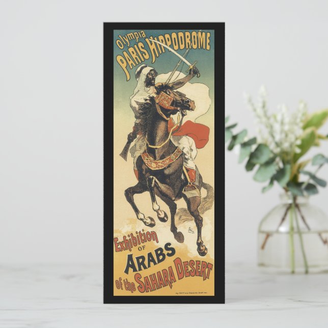 Art Nouveau vintage, Arabes du désert du Sahara (Debout devant)
