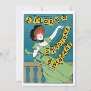 Art Nouveau vintage, Livorno Senorita Danser