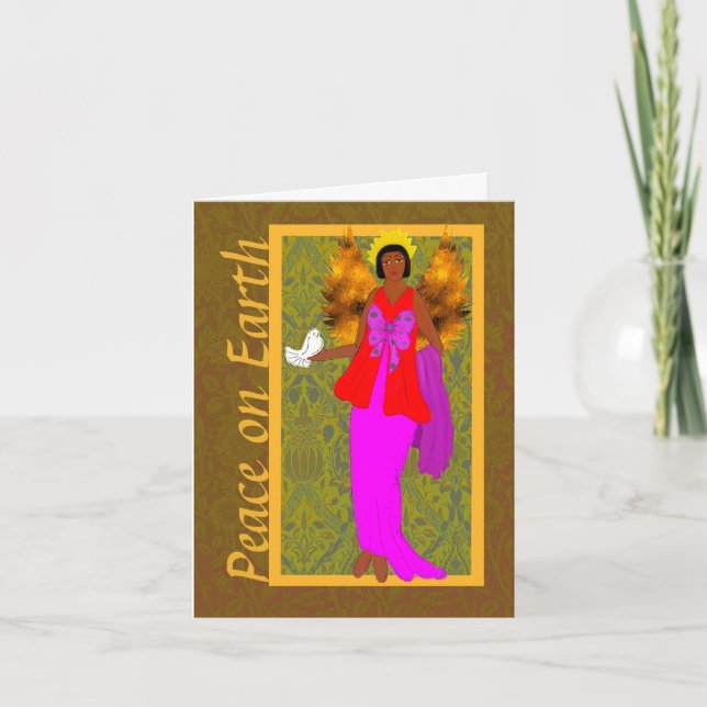 Art Nouveau William Morris - Carte de Noël (Devant)