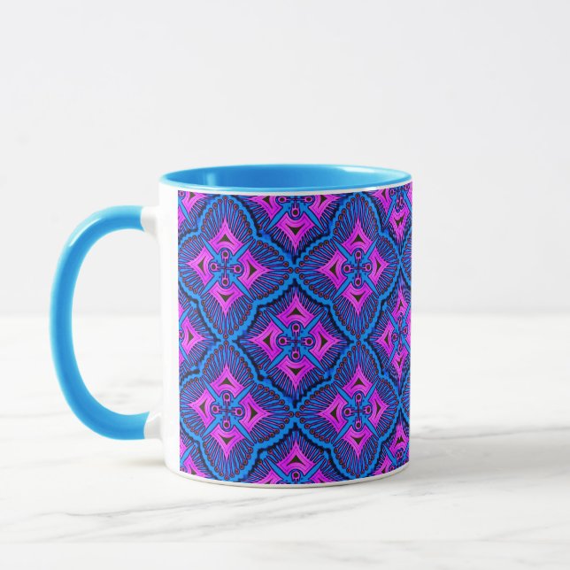 Art numérique 3D coloré Combo Mug (Gauche)