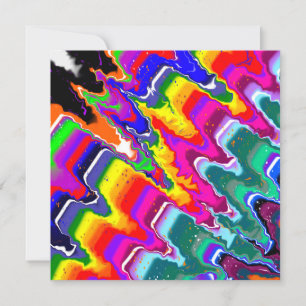 Art numérique Abstrait arc-en-ciel