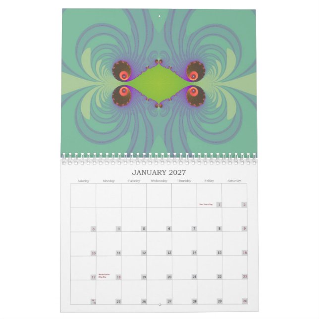 Art numérique de 2007 calendriers par Bill… (Jan 2027)