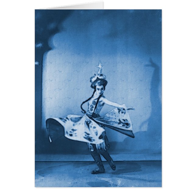 Art numérique de Danseuse Bleue (Devant)