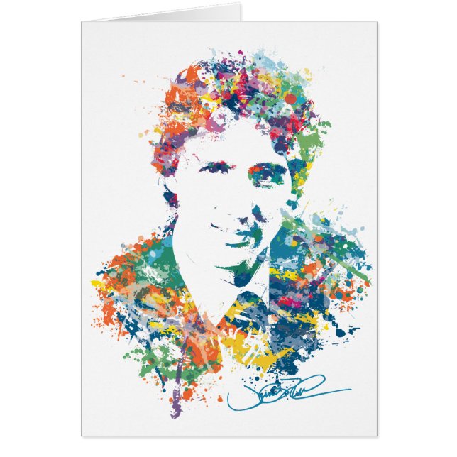 Art numérique de Justin Trudeau (Devant)