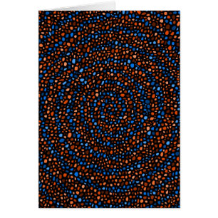 Art numérique en spirale de cercles