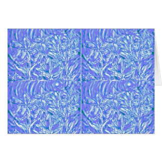 " Art numérique floral "bleu par Ní Bhroin