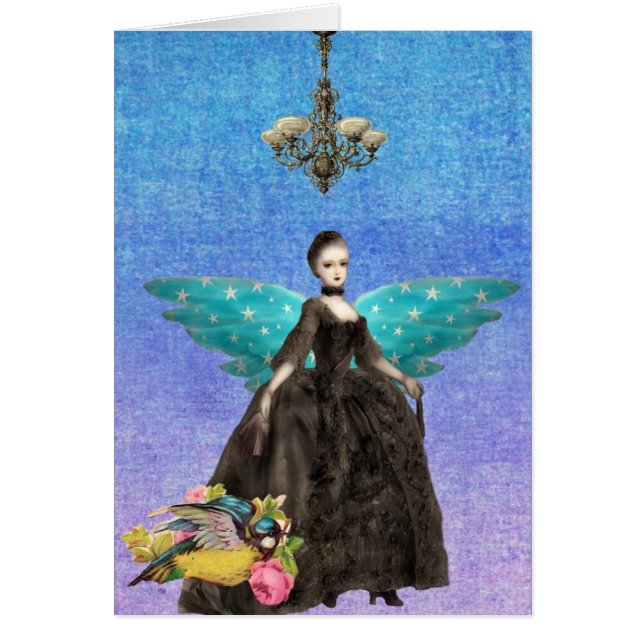 Art numérique gothique à ailes de choses (Devant)