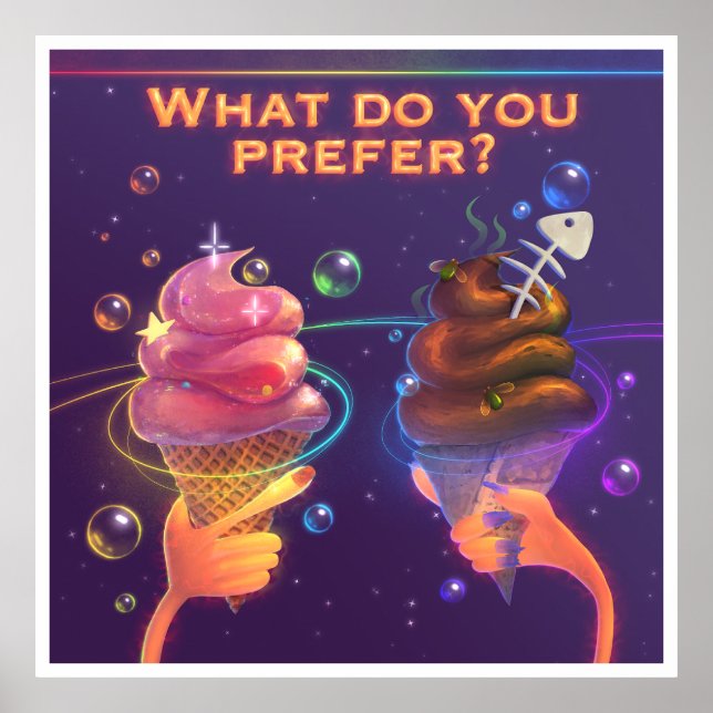 Art numérique motivationnel comme affiche (Devant)