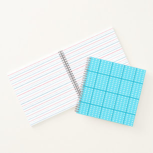 Art numérique sur carnet carré.