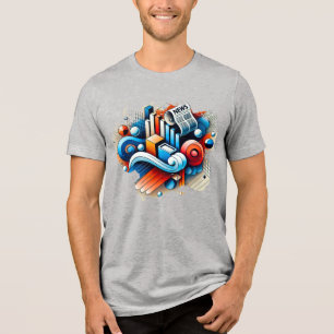 Art numérique TShirt - Énergie chromatique