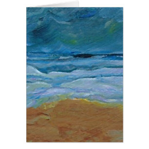 Art orageux d'océan de CricketDiane de vagues