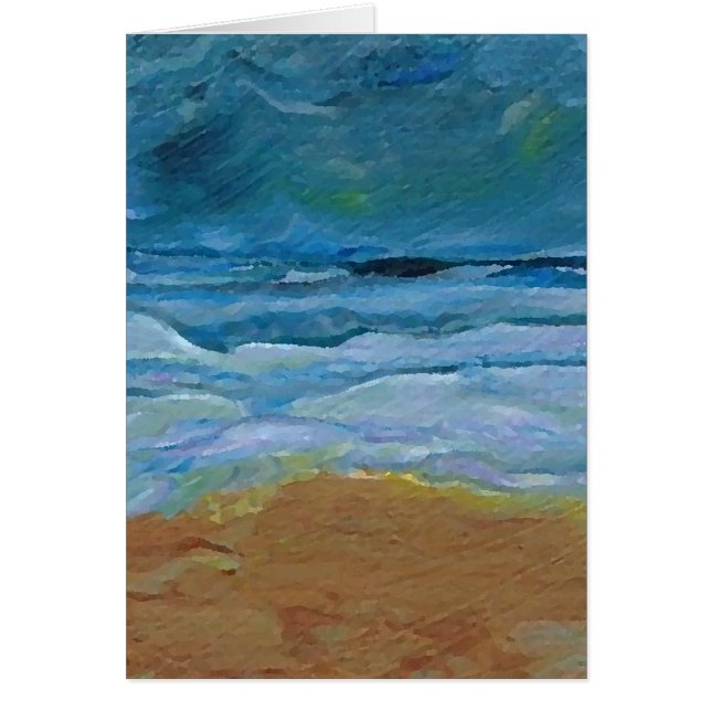 Art orageux d'océan de CricketDiane de vagues (Devant)