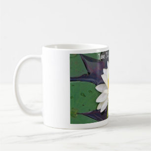 Art par la tasse blanche du nénuphar 11oz de