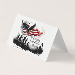 Art patriotique du 4 juillet avec drapeau et solda