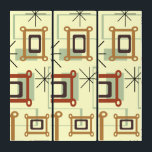 Art pop Abstrait des années 1950<br><div class="desc">Un motif en tissu d'écorce de l'ère atomique de style vintage du milieu du siècle, pour tous ceux qui aiment l'art rétro design.</div>