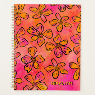 Art Pop Floral Rose Personnalisé