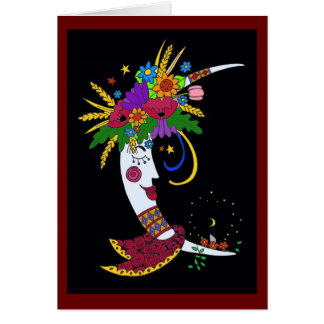 Art populaire de maman Ukrainian de lune