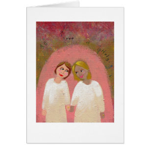 Art populaire gai lesbien de mariage - l'épousez