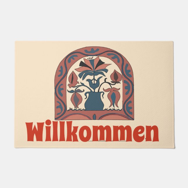 Art populaire nordique, Personnaliser le tapis de  (Devant)