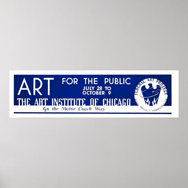 Art pour le public - Poster WPA - (Devant)