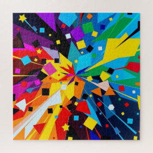 Art Puzzle – Abstract Geometric Pattern
